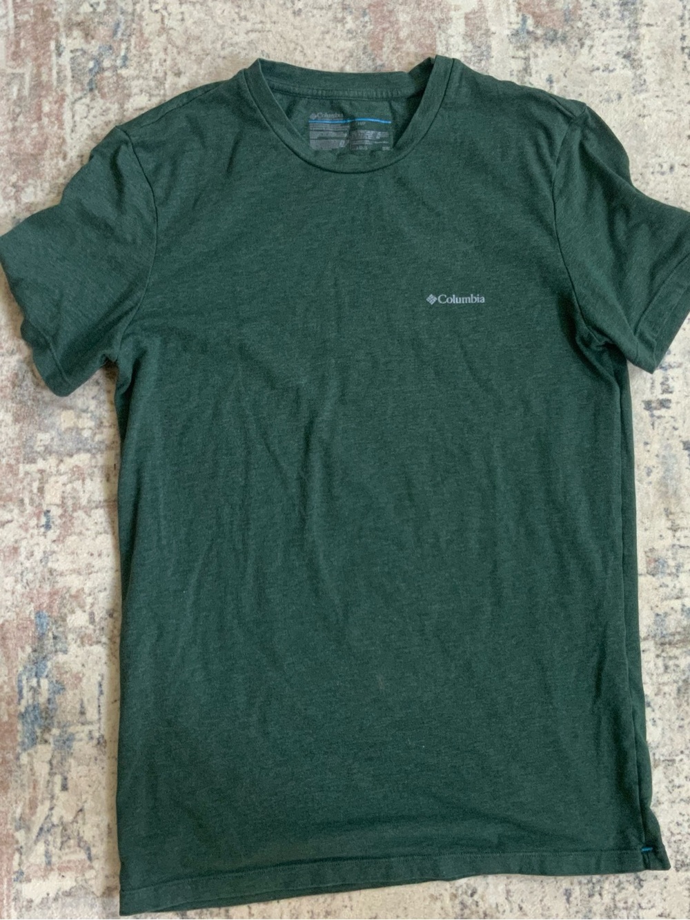 Columbia Men's Deep Green Short Sleeve Crew Tee